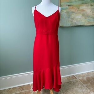 Banana Republic High Low Midi Cocktail Date Dress Wmn’s Sz 4